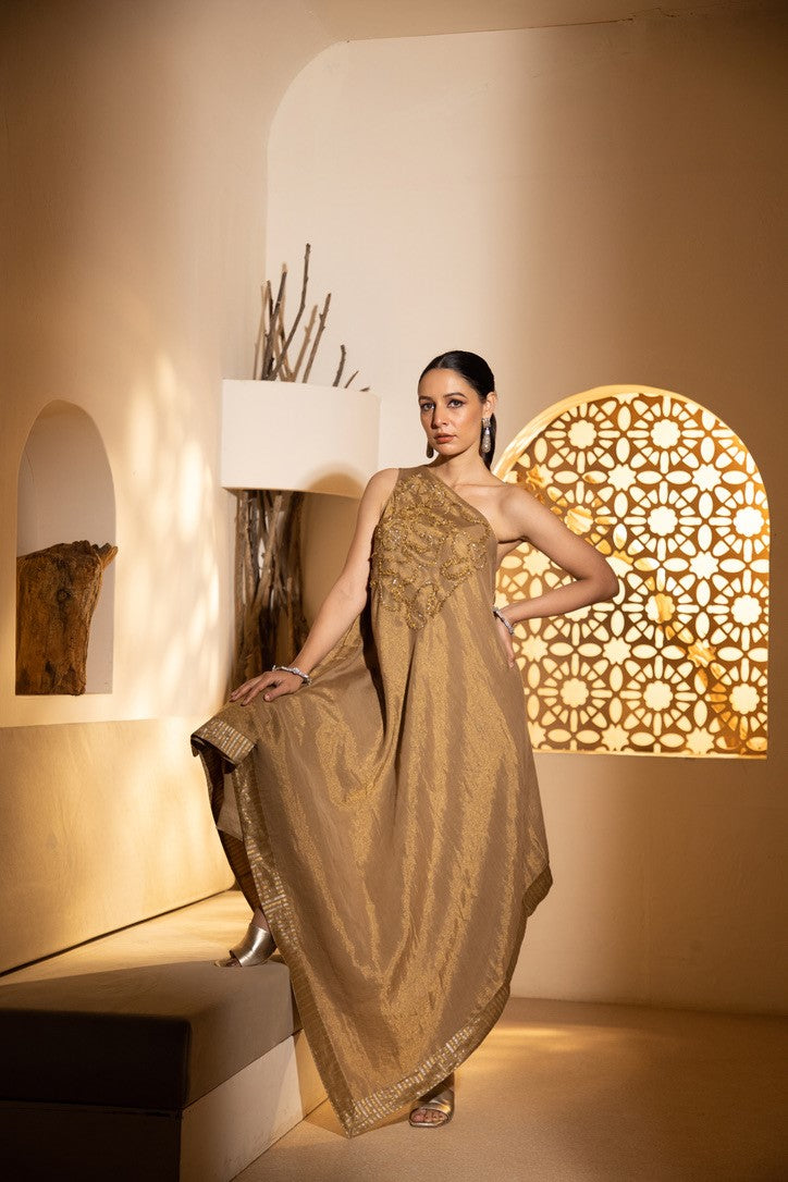 Raina Off Shoulder Dress with pants
