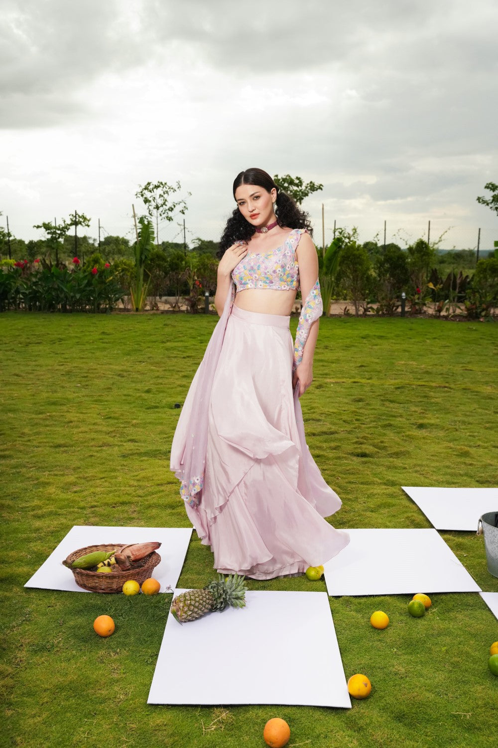Love in Bloom
lavender lehenga