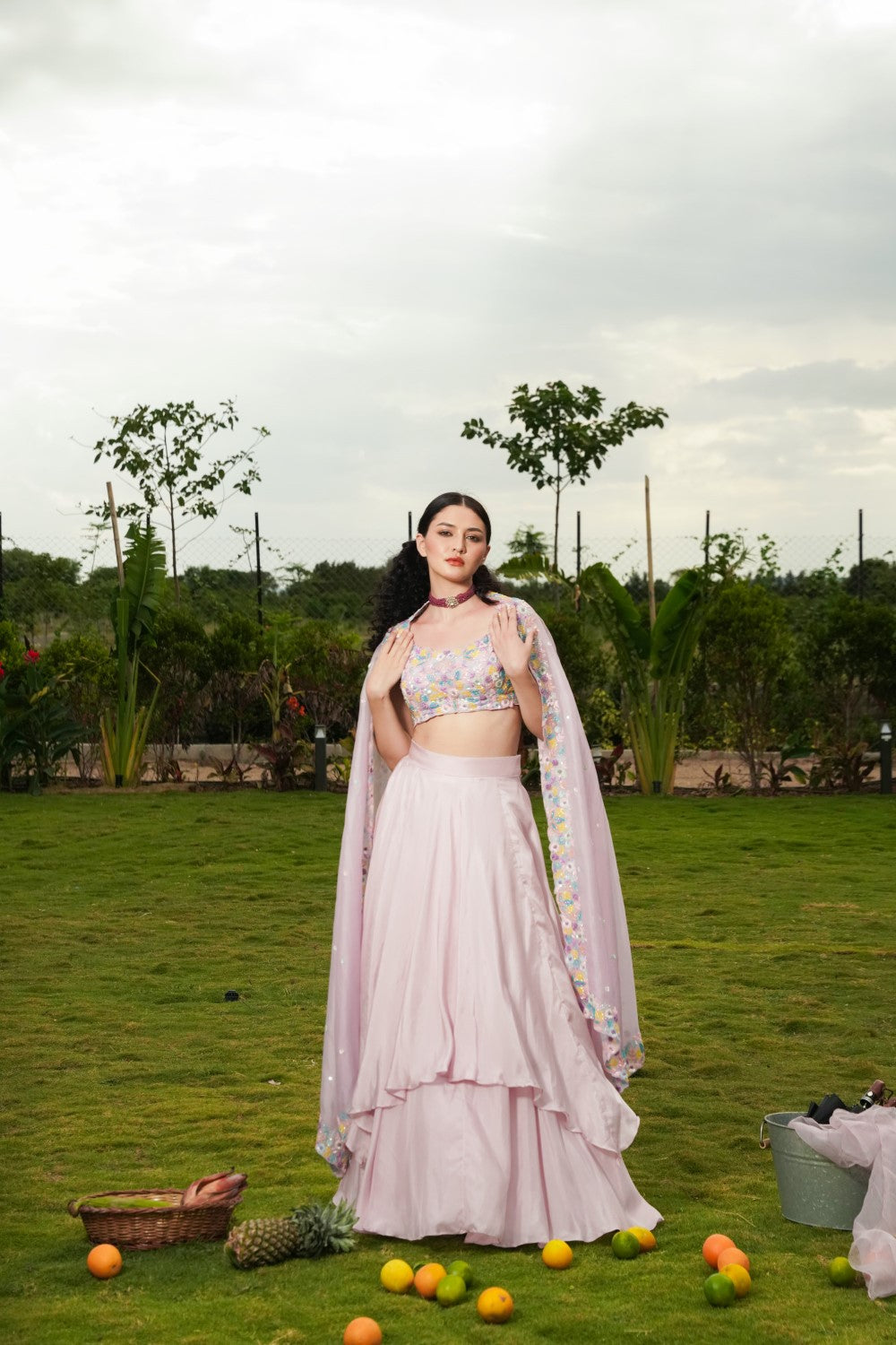 Love in Bloom
lavender lehenga