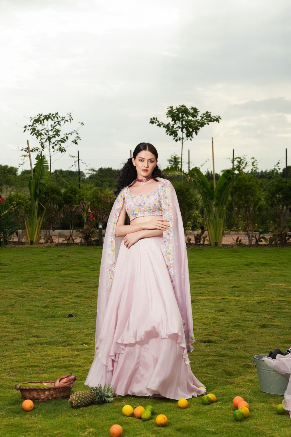 Love in Bloom
lavender lehenga