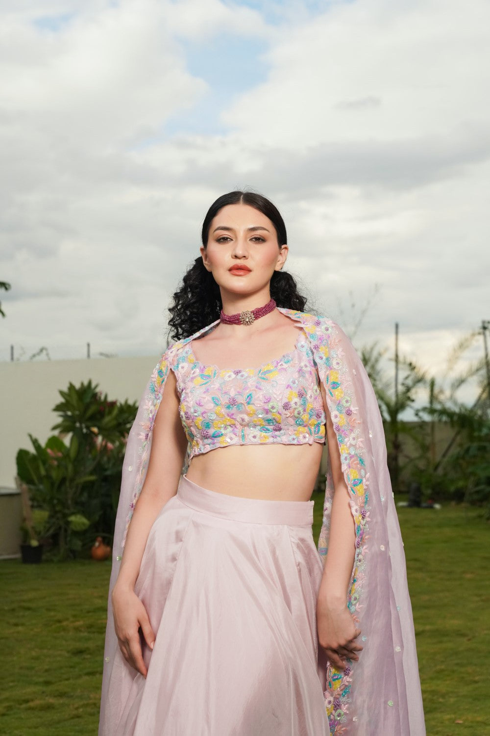 Love in Bloom
lavender lehenga