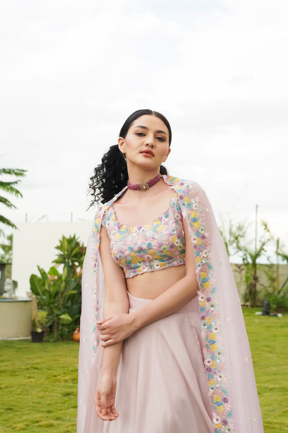 Love in Bloom
lavender lehenga