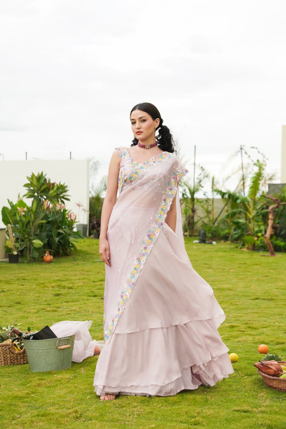 Love in Bloom
lavender lehenga