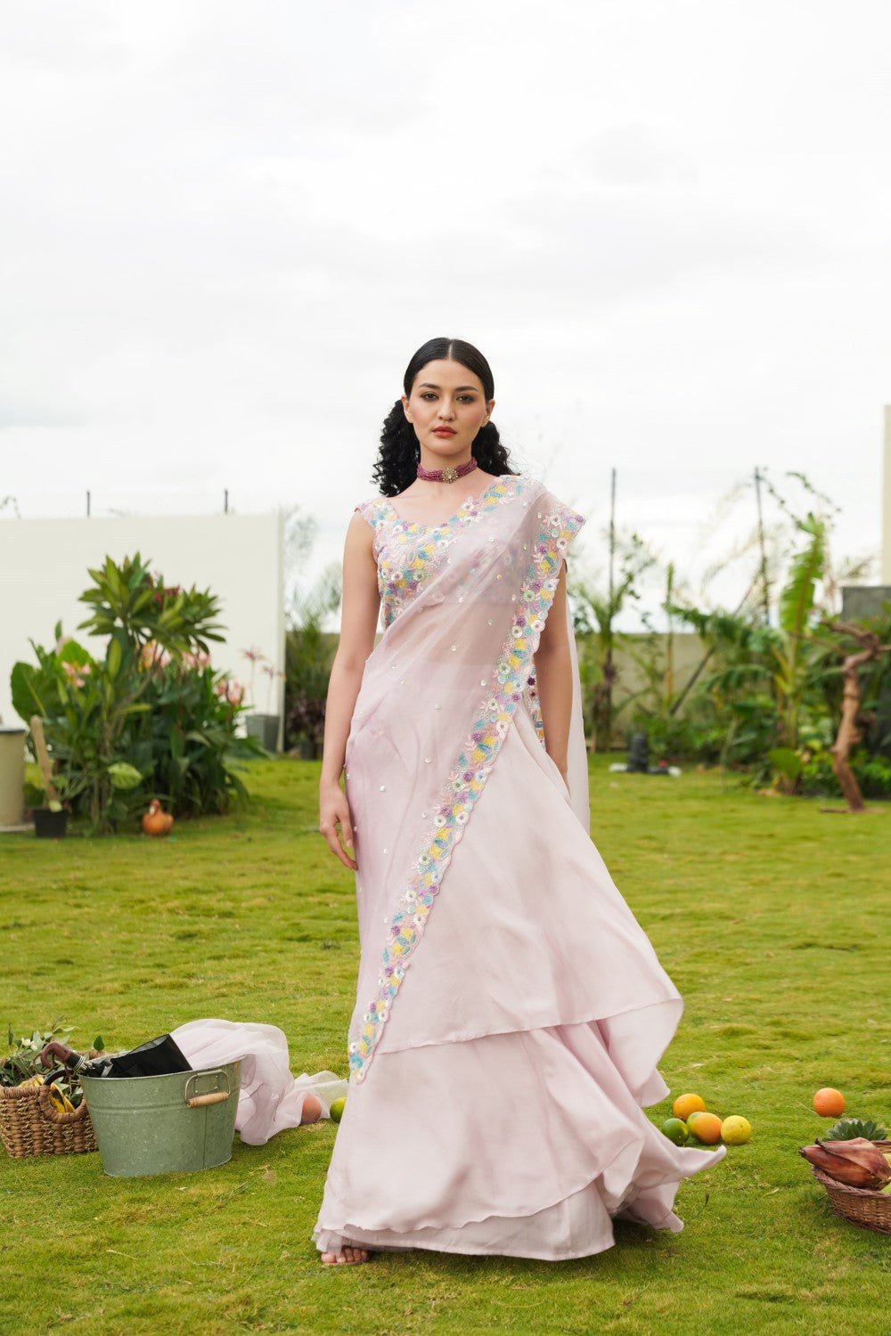 Love in Bloom
lavender lehenga