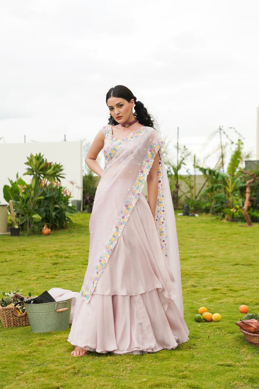Love in Bloom
lavender lehenga